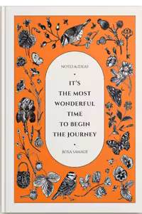 دفتر سایز A5 گلدار نارنجی