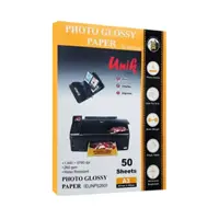 کاغذ فتوگلاسه یونیک سایز A3 وزن 260 گرم 50 برگ