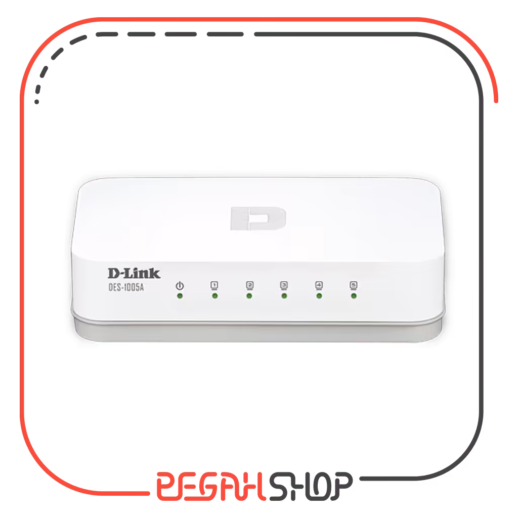 سوییچ 5 پورت 10/100 برند D-Link مدل DES-1005A