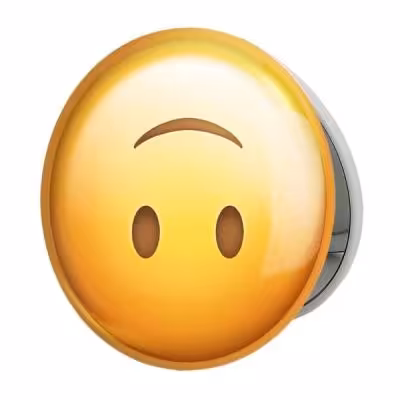 آینه جیبی خندالو طرح ایموجی مدل تاشو کد 24694