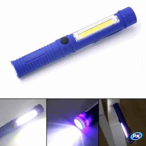 چراغ قوه COB دوکاره آهن ربا دار