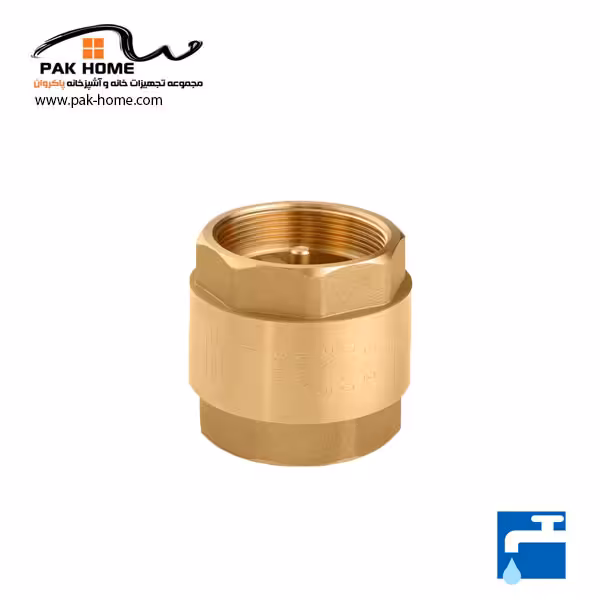 شیر یکطرفه فنری آذر 105 سایز 1