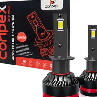 هدلایت m8 pro H4 دو کنتاکت کانپکس  conpex مدل 120000 محصول 2023