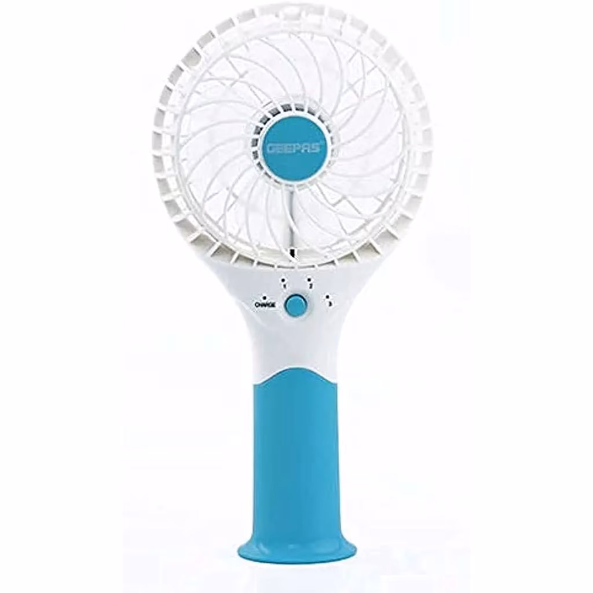 پنکه شارژی مینی سه سرعته قابل حمل جیپاس مدل 9617 قابل استفاده در مسافرت، محل کار  و خانه دارای 8  ساعت ظرفیت شارژدهی