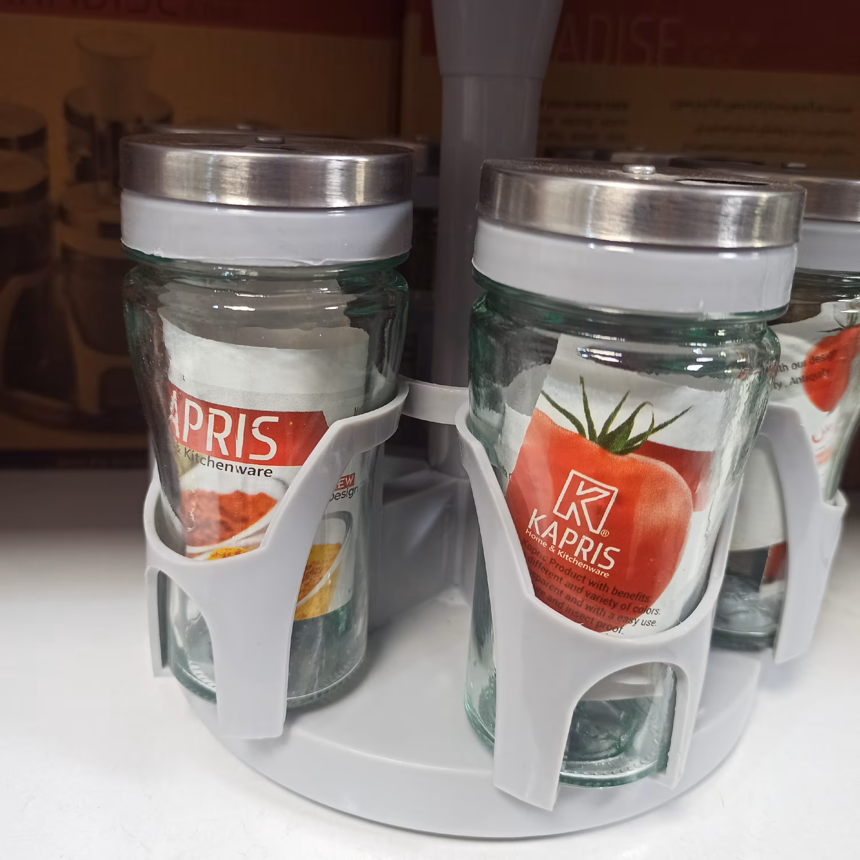 جا ادویه چرخشی 6عددی کاپریس