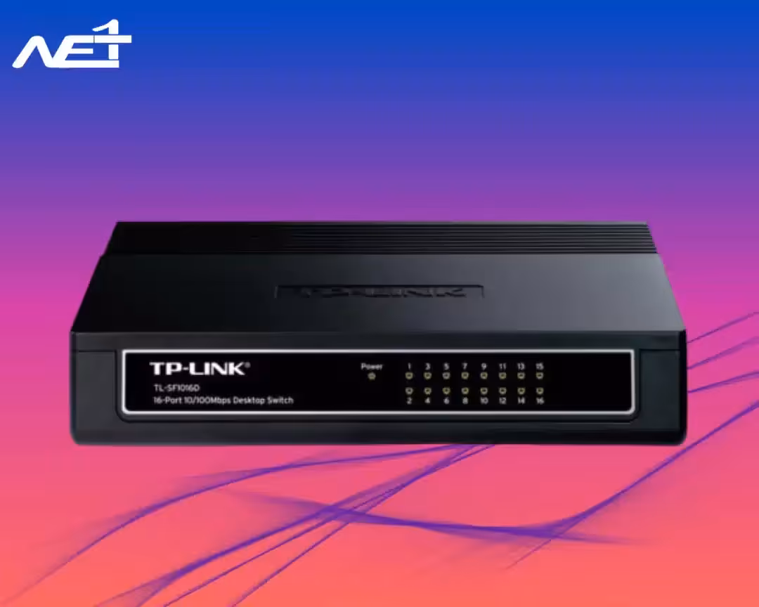 سوییچ 5 پورت گیگابیتی و دسکتاپ تی پی-لینک مدل TL-SF1016D