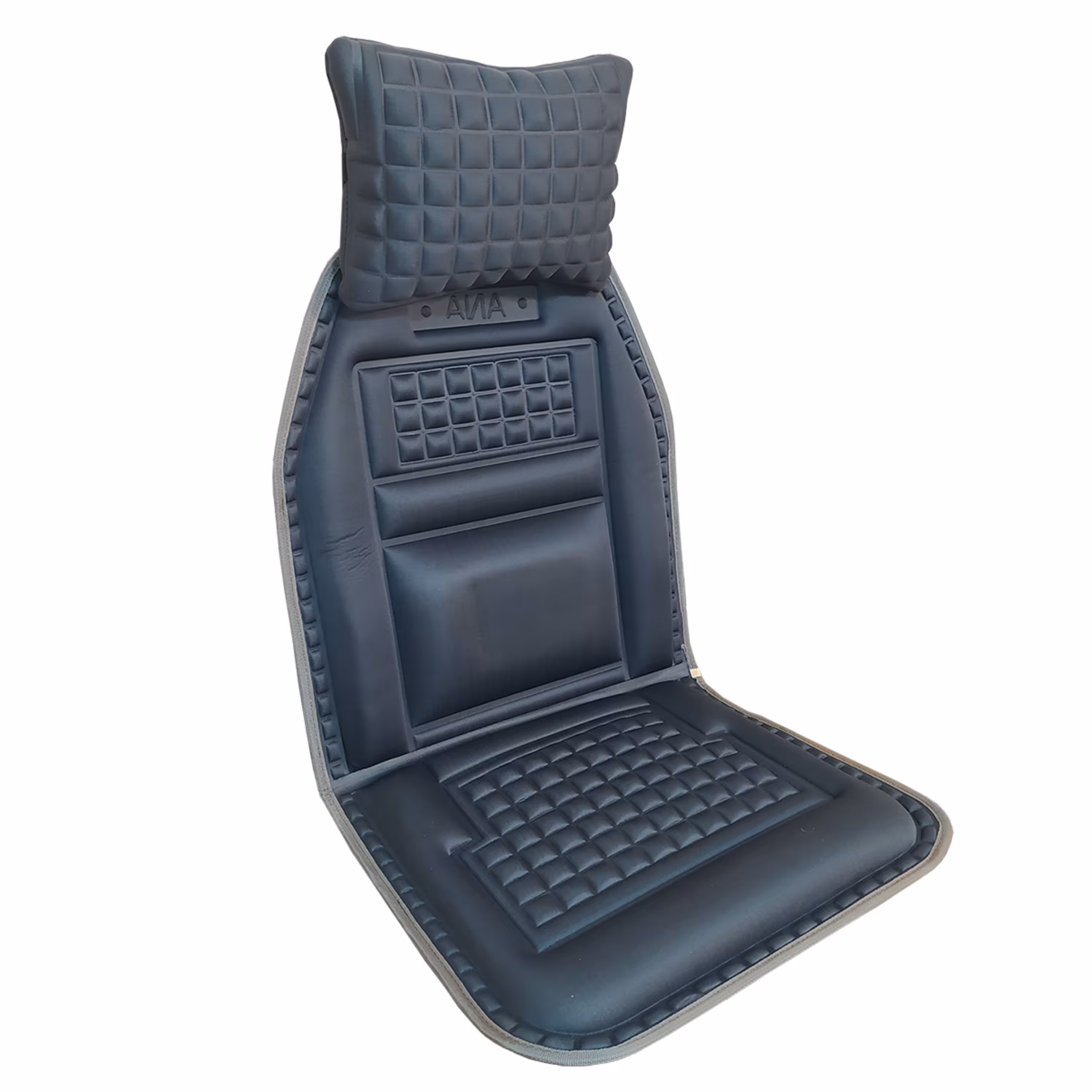 پشتی صندلی خودرو آنا مدل مینوتا طوسی به همراه پشت گردنی تک