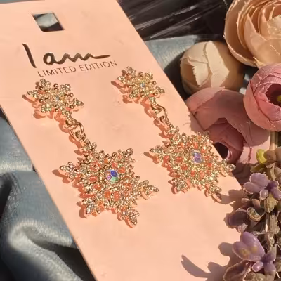 خرید گوشواره میخی گوشواره مجلسی جدید برای کادو تولد و کادو ولنتاین