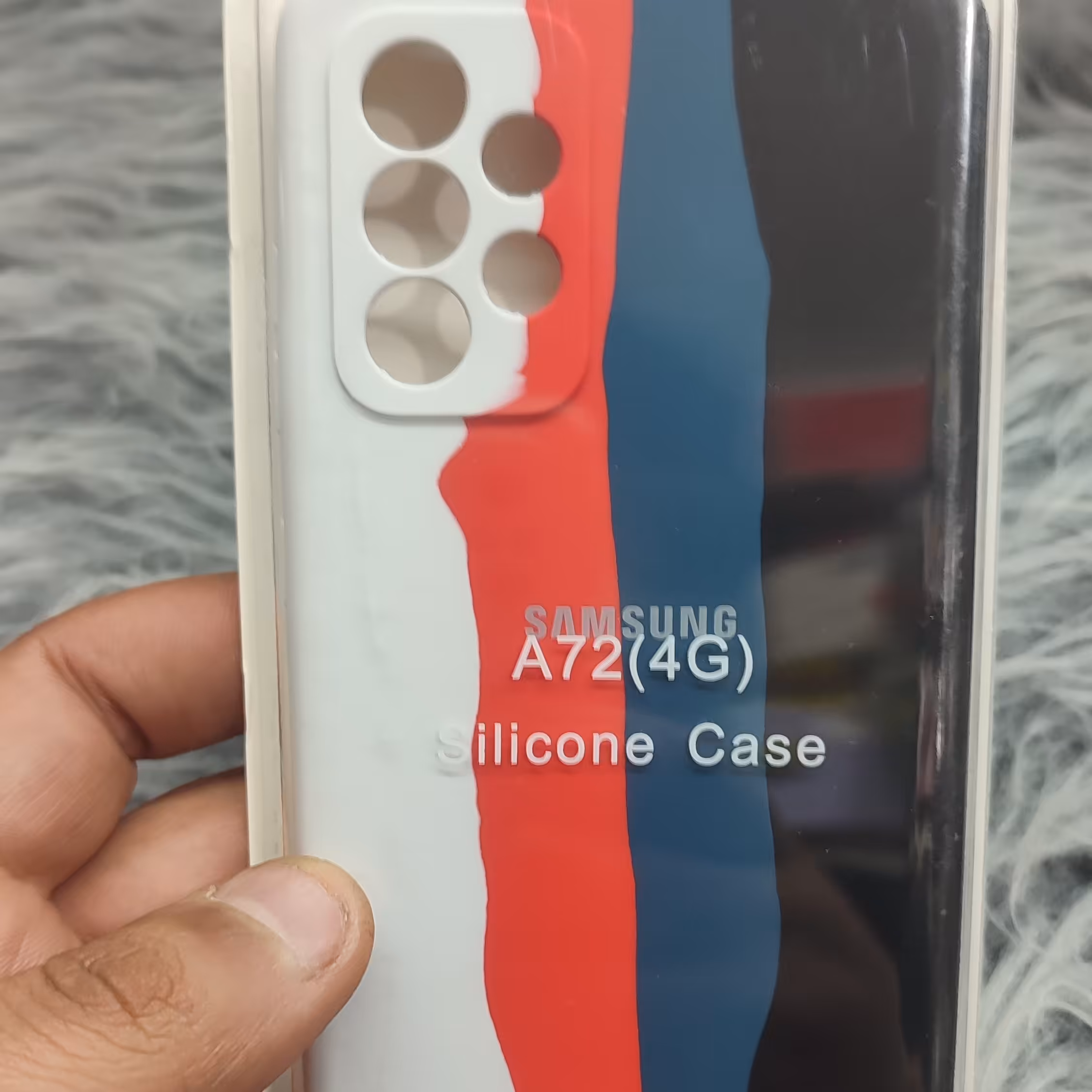 سیلیکونی آبرنگی  SAMSUNG A72 چهار