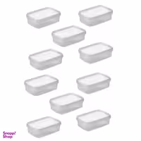 ظرف یکبار مصرف مدل Sl بسته 10 عددی رنگ سفید
