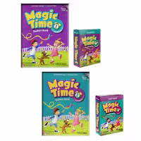 کتاب Magic Time And Flash Cards اثر Kathleen Kampa And Charles Vilina انتشارات الوندپویان 2 جلدی به همراه فلش کارت