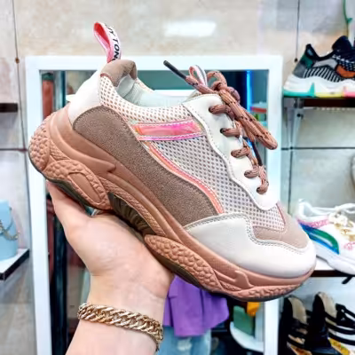 کتانی لژدار هولوگرامی زنانه دخترانه