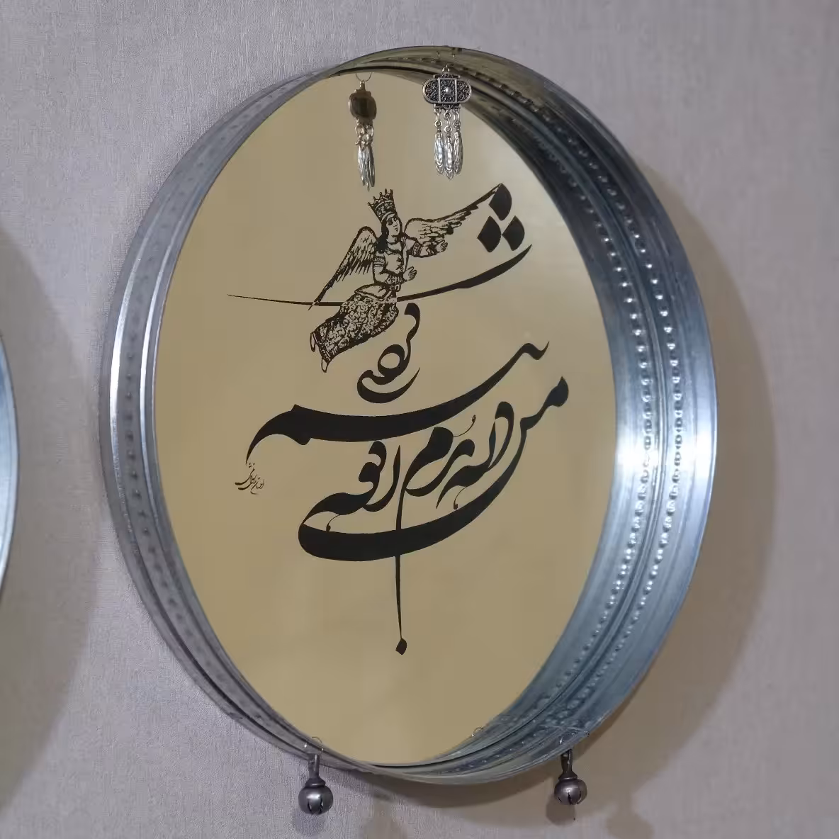 آینه ملوک قطر 40 جنس فریم گالوانیزه 