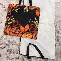 کیف نان مخمل آستر  متقال 50 در50چاپ دیجیتال رنگ ثابت دور تادور زیپ کد 1 