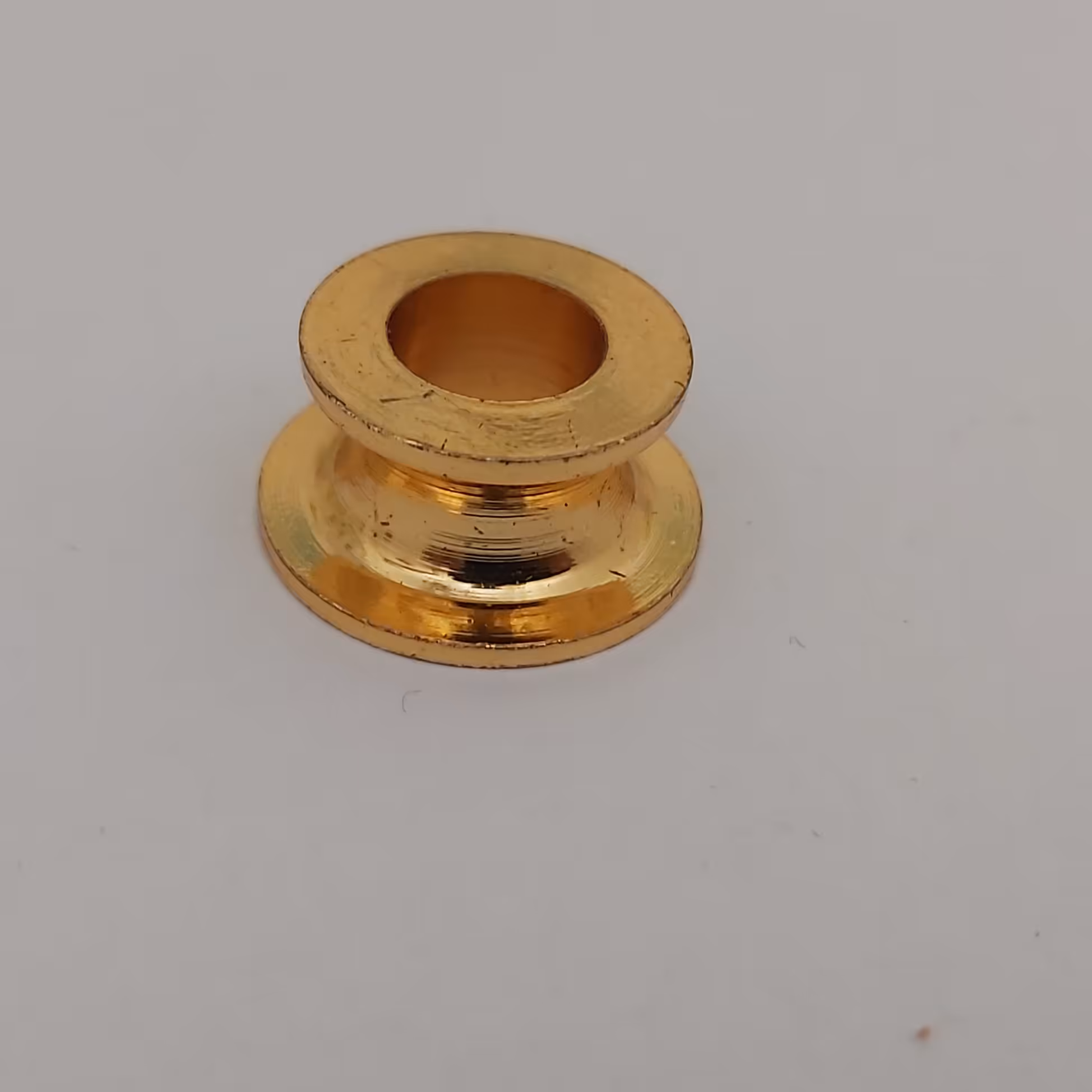 قرقره یک و نیم  گوشتی برنجی  طلایی لوازم آباژور 