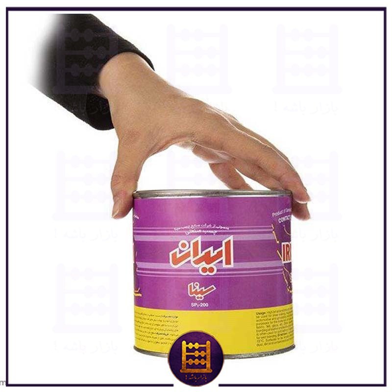 چسب آهن حلبی سینا مدل IC200 یک لیتری همه کاره مناسب چرم فوم مقوا و پارچه