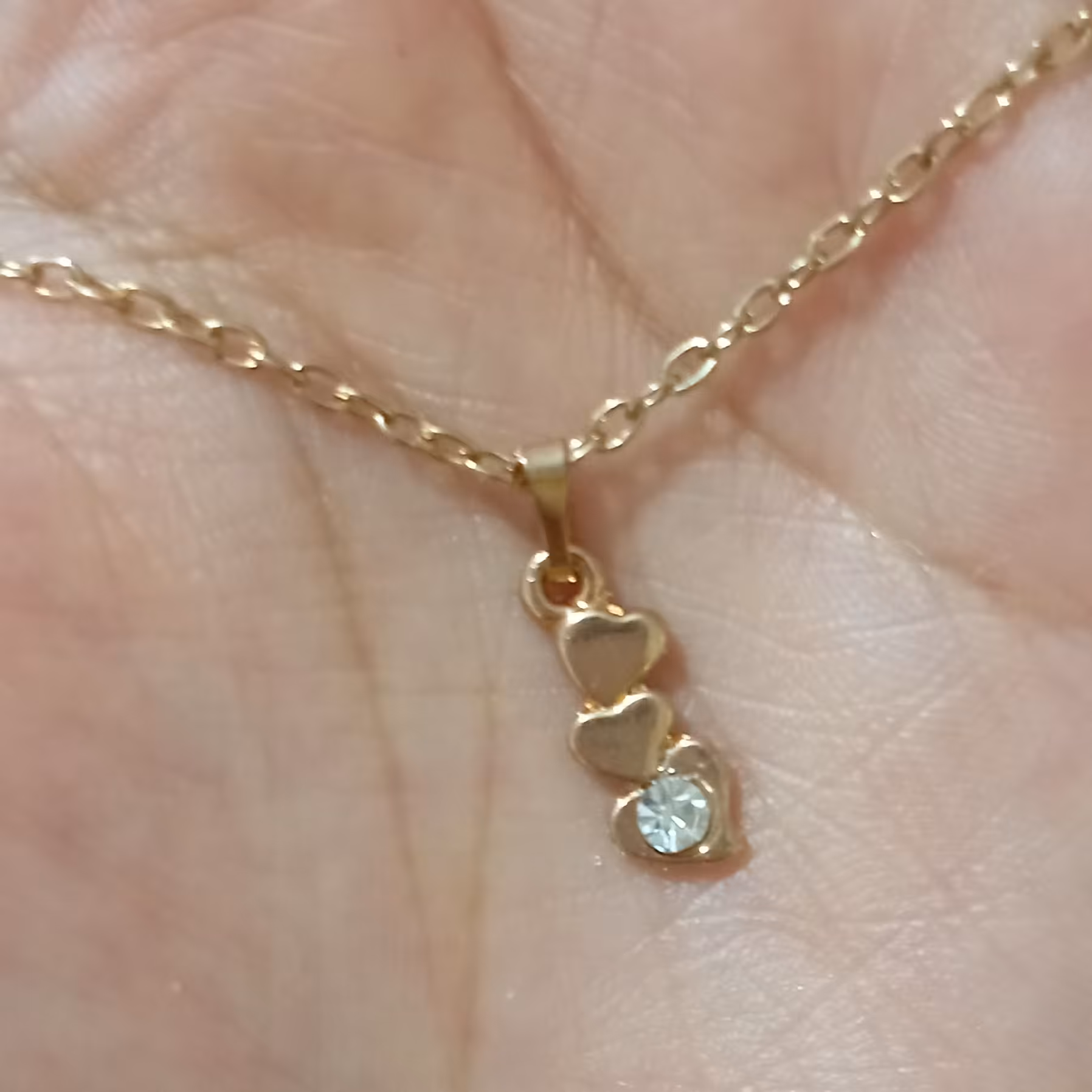 گردنبند و زنجیر سه قلب زیبا و شیک در دو طرح متفاوت مناسب هدیه دادن