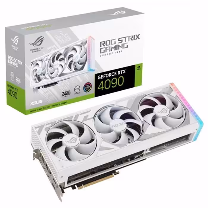 کارت گرافیک ایسوس ASUS ROG STRIX RTX 4090 24G White