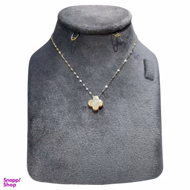 زنجیر و مدال طلا 18 عیار زنانه کد 5899