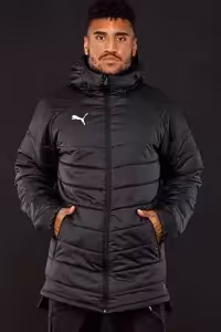 کاپشن مشکی مردانه کت نیمکت کناری لیگا 655298 03 Puma