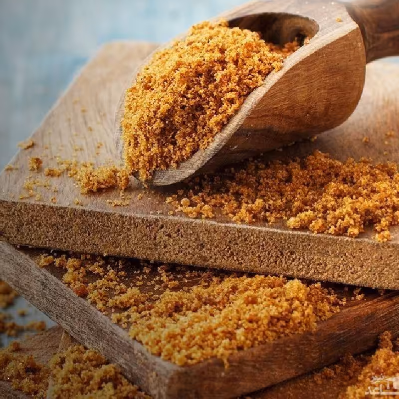 شکر قهوه ای نیشکر ( طبرزد ) طبیعی بسته 3 کیلویی