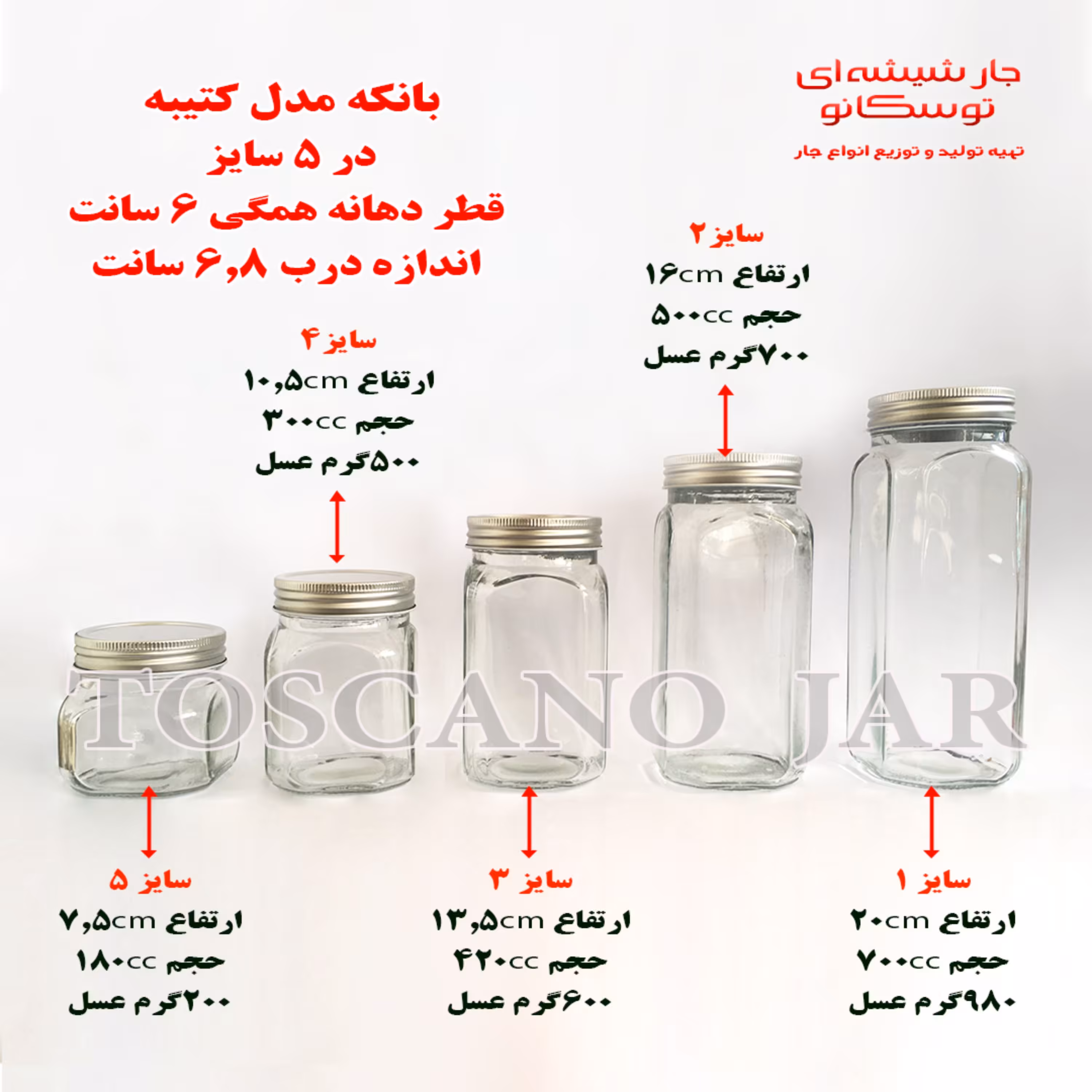 شیشه مدل کتیبه (5عدد)