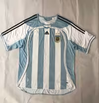 کیت اول تیم ملی فوتبال آرژانتین جام جهانی 2006 کلاسیک