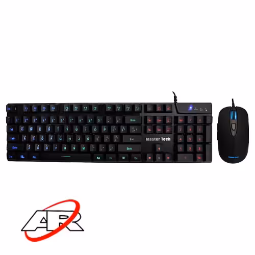 کیبورد و ماوس سیم دار مستر تک مدل MK9200