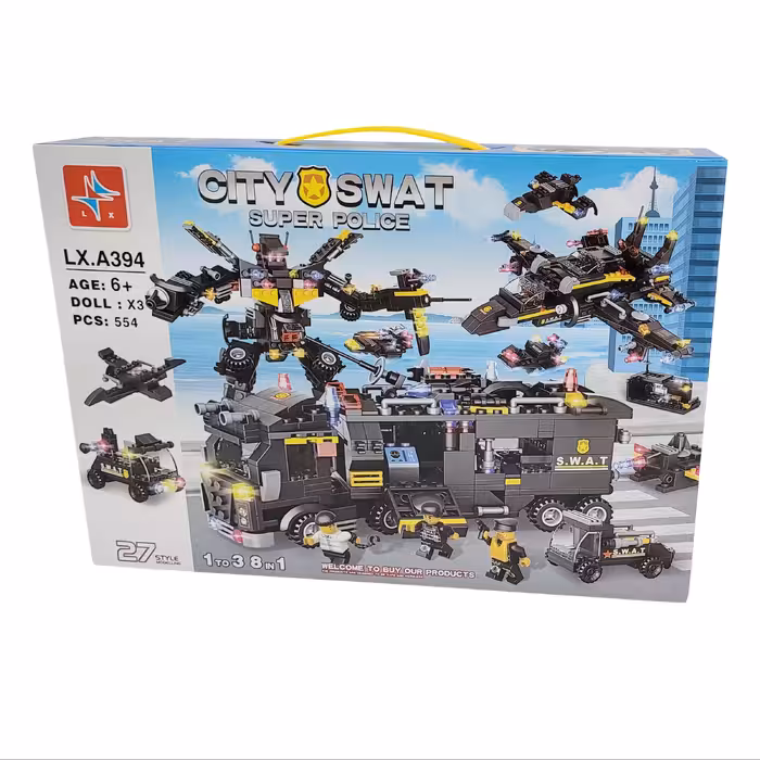 لگو پلیس شهر 554 قطعه ای کد 394