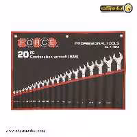 ست آچار یکسر تخت یکسر رینگ فورس اینچی 20 عددی مدل 5209SC
