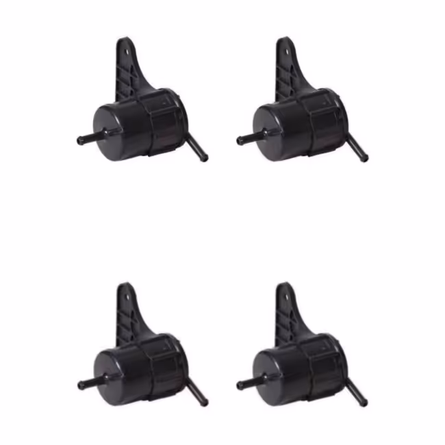 فیلتر بنزین یکسر کج مناسب برای پراید بسته 4 عددی 