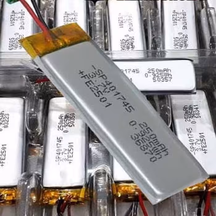 باطری شارژی 250 میلی آمپر تعمیر هدست و اسپیکر مدل SP401745