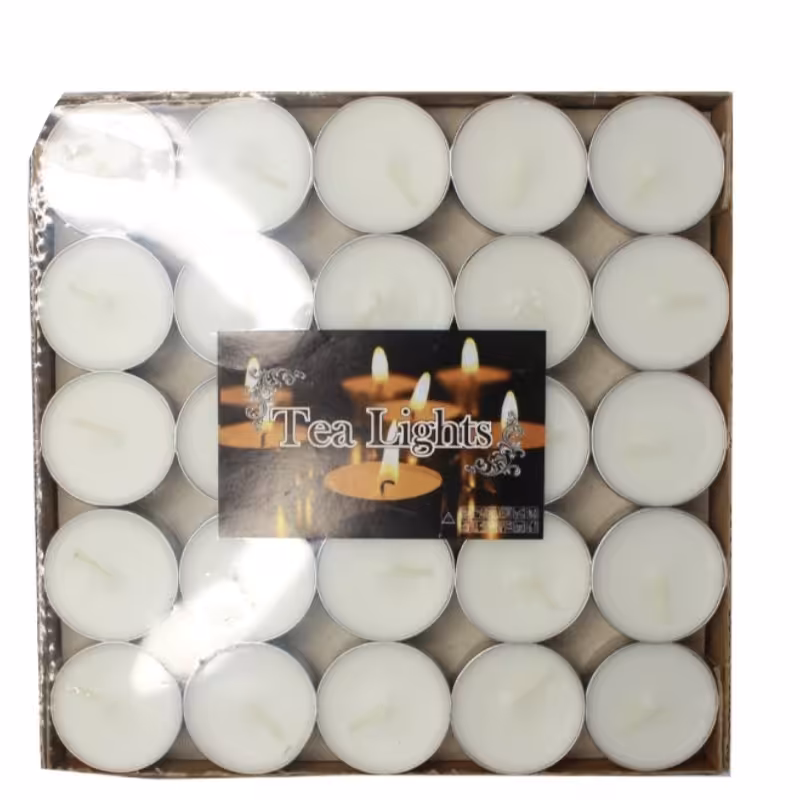 شمع وارمر سفید بسته 50 عددی
