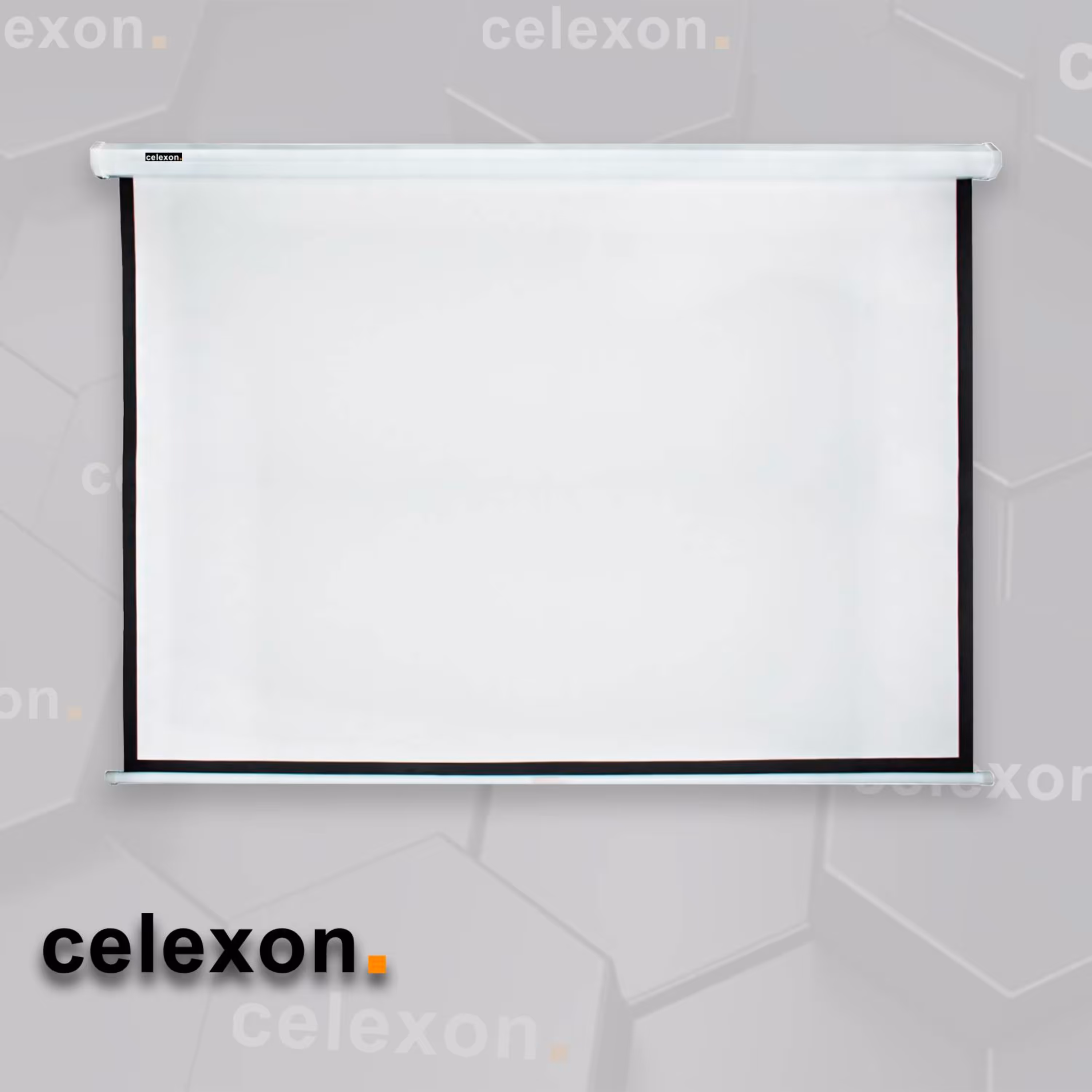 پرده نمایش سفید برقی سلکسون مدل CS200A