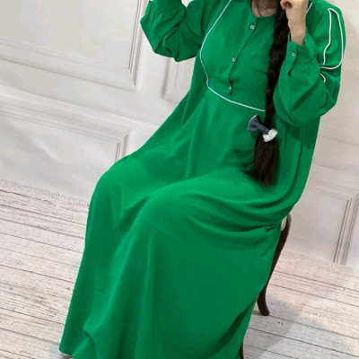 مانتو پیراهنی ابروبادی مدل مهدا