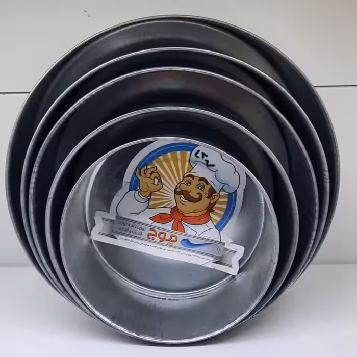 قالب گرد گالوانیزه برند موج(قطر 27سانت ارتفاع 8.5 سانت)