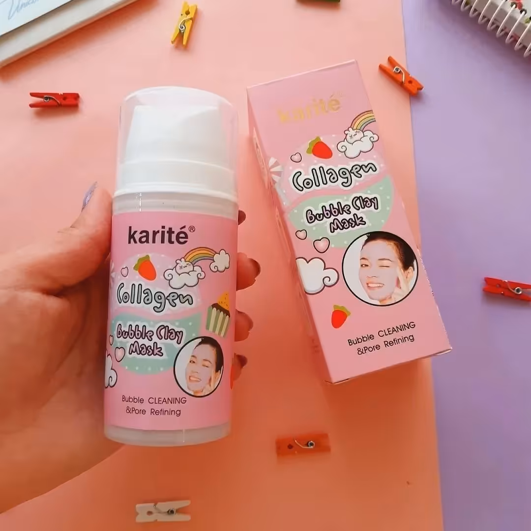 ماسک لایه بردار حبابی برند اورجینال کاریته مدل توت فرنگی ویخی