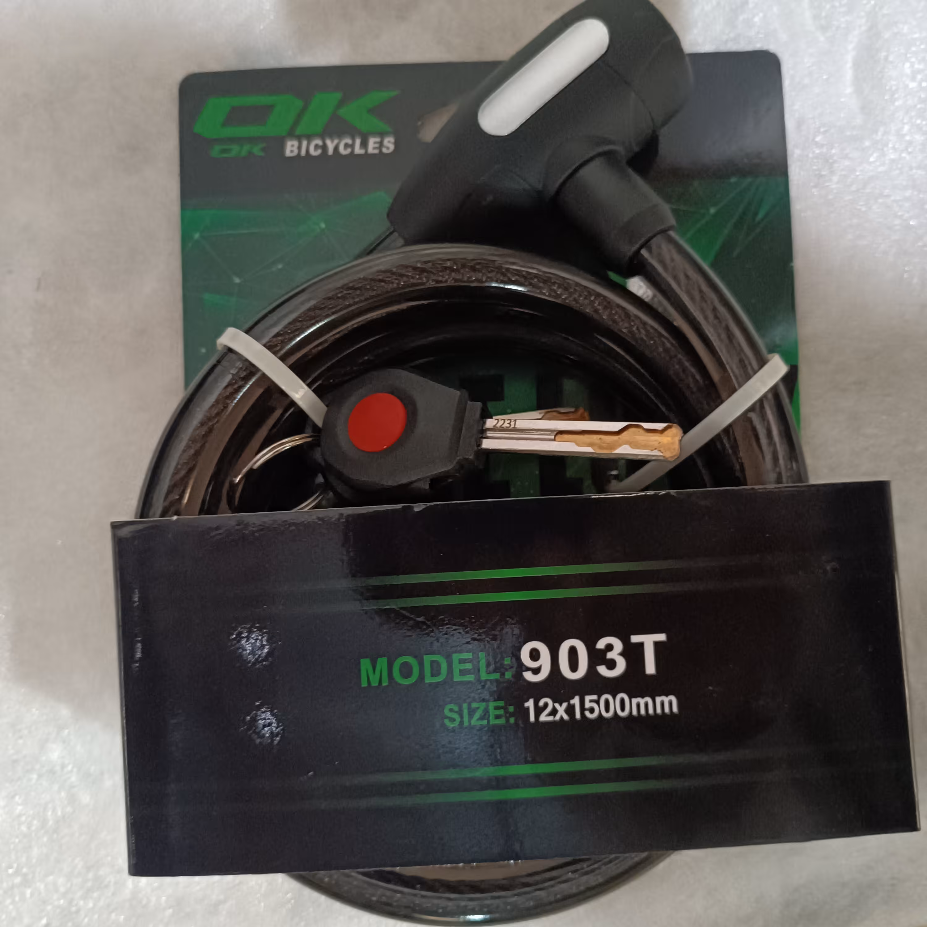 قفل دوچرخه و موتور  1.5  