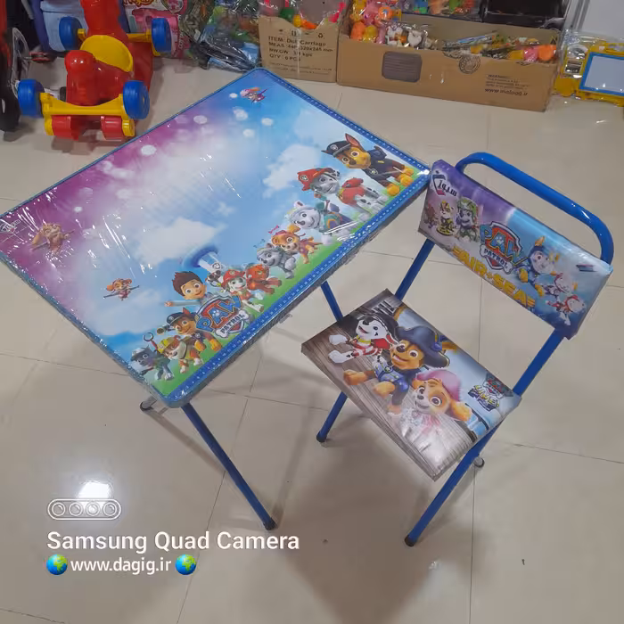 میز تحریر و صندلی دانش آموزی طرح پسرانه 