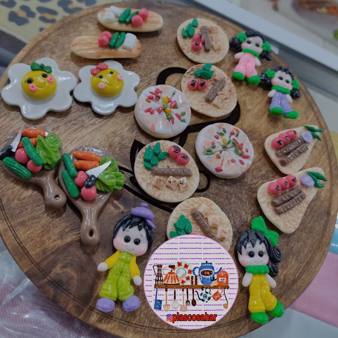 مگنت های عروسک.غذا.شامپاین