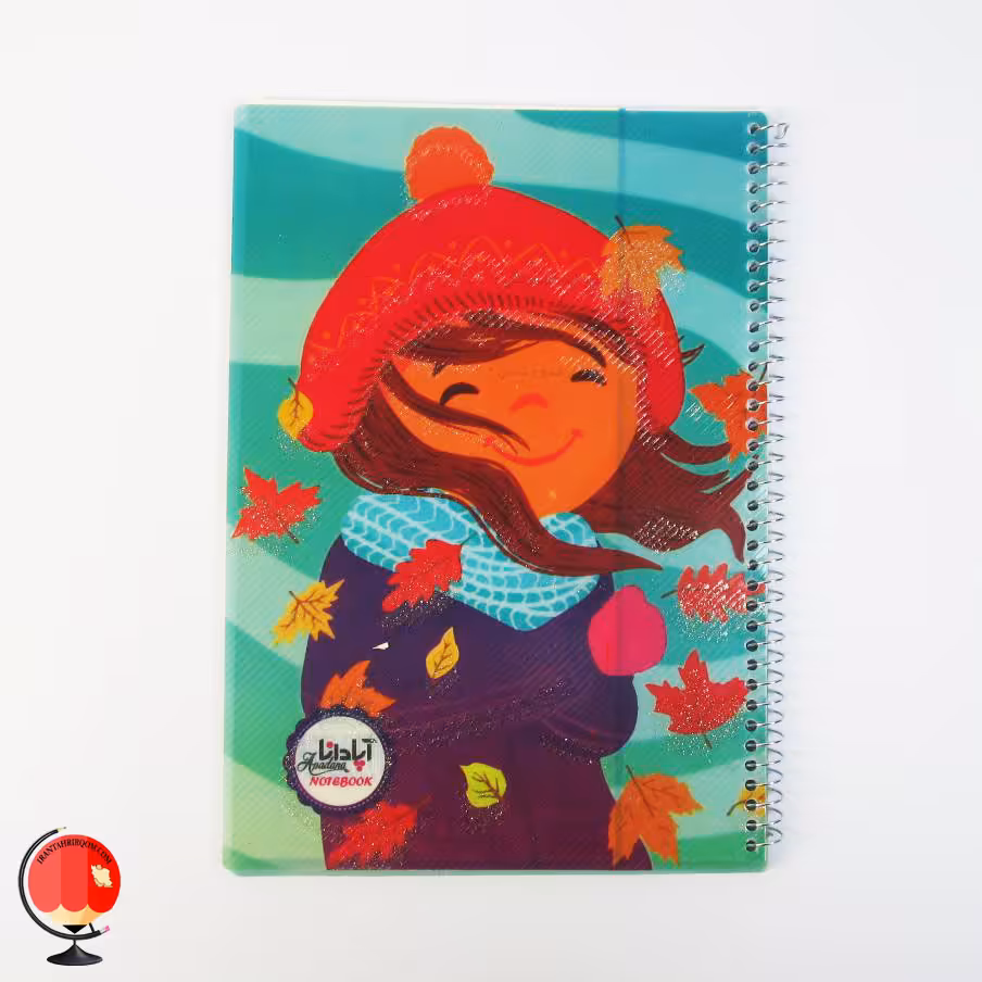 دفتر نقاشی 50 برگ سیمی طرح پاییز آپادانا