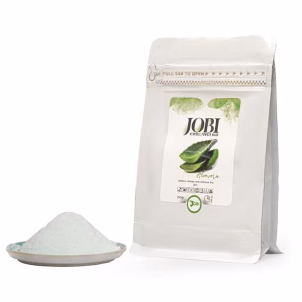 ماسک پودری هیدروژلی آلوئه ورا جوبی JOBI حجم 250 گرم
JOBI aloe vera hydrogel powder mask
