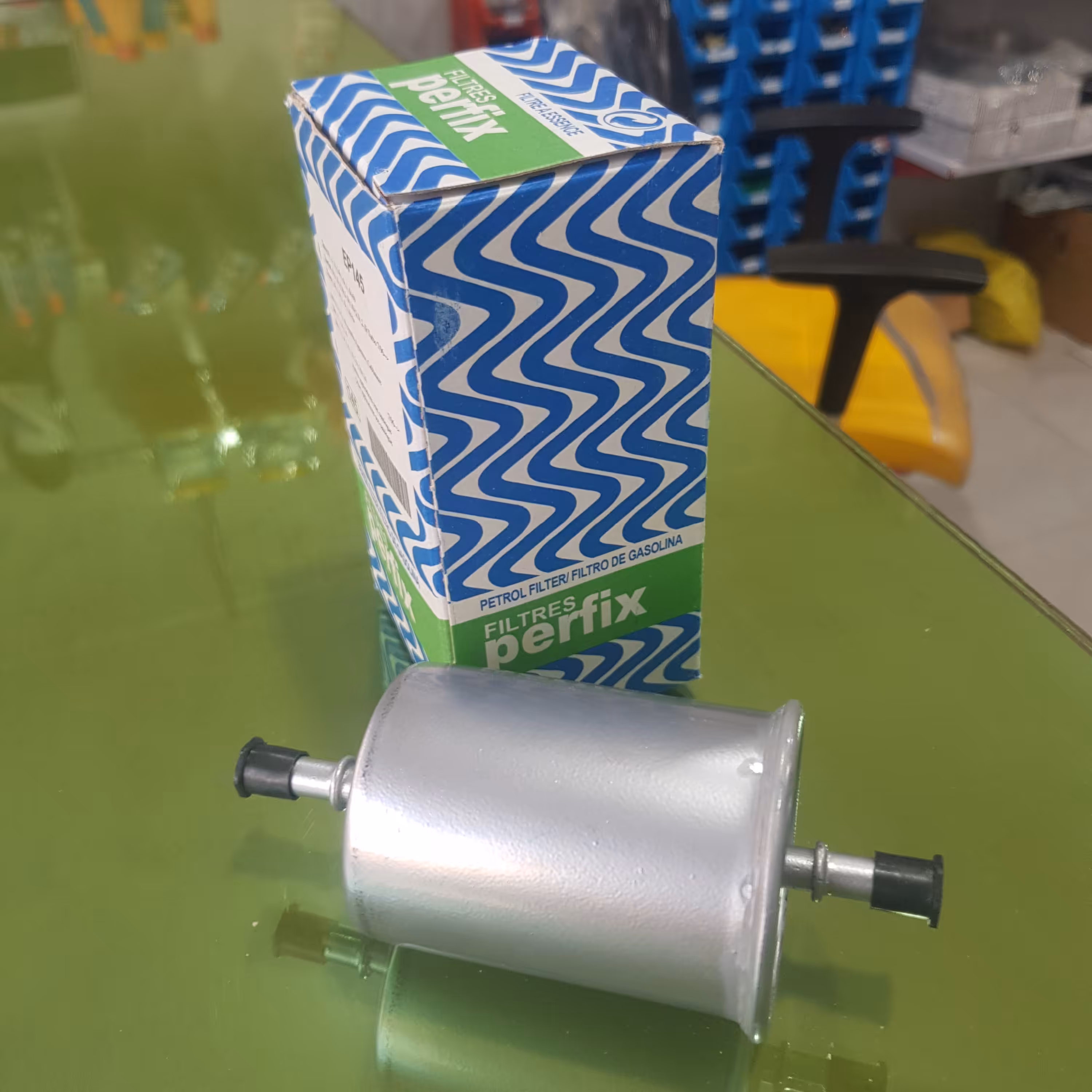 فیلتر بنزین فلزی بسته 2عددی مناسب انواع خودروهای پژو و سمند و ال90 و...