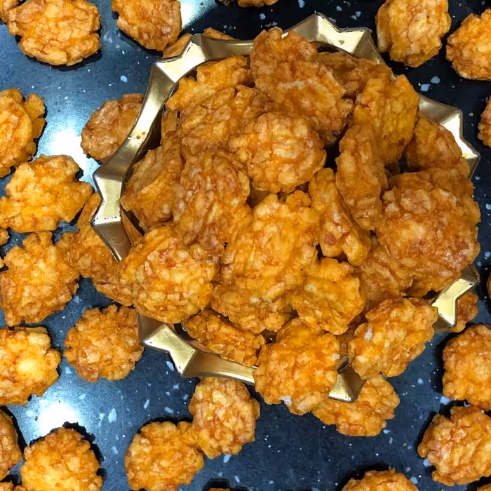 چیپس میگو تند 1000 گرم یک نوع (اسنک)