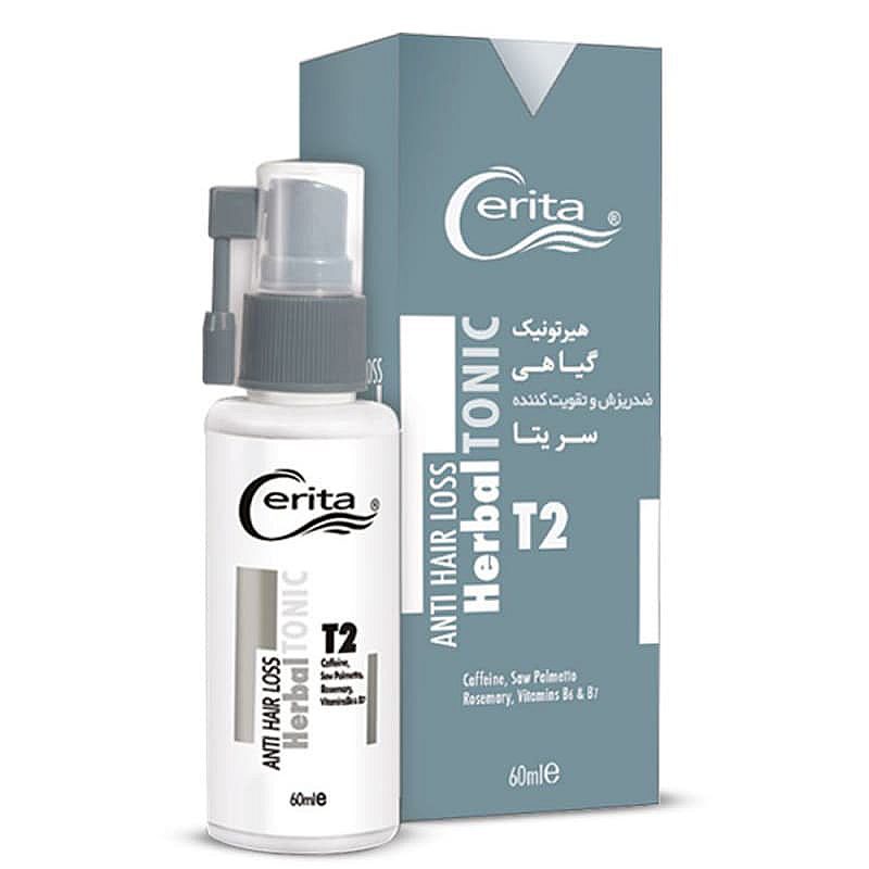 قیمت خرید اینترنتی تونیک ضد ریزش موی سر کافئین (T2) سریتا 60 میل | فارموکسین