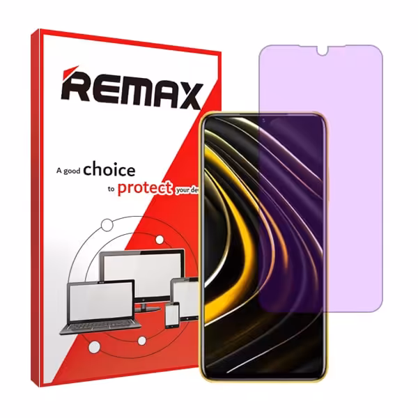 گلس شیائومی Poco M3 مدل هیدروژلی آنتی پرپل برند ریمکس کد S