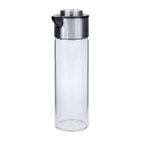 ظرف آبلیمو و روغن شیشه ای والرین مدل 20001 درب استیل پمپیValerian Glassware