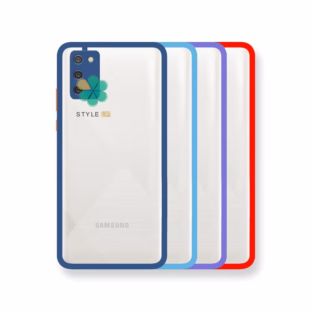 قاب پشت شفاف گوشی سامسونگ Galaxy A02s مدل دور سیلیکونی
