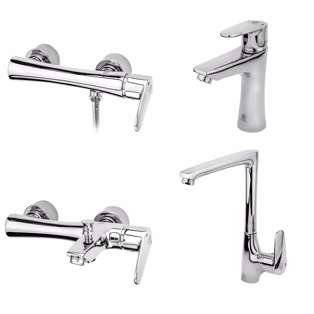 ست کامل شیرالات قهرمان مدل باران (60 ماه گارانتی)