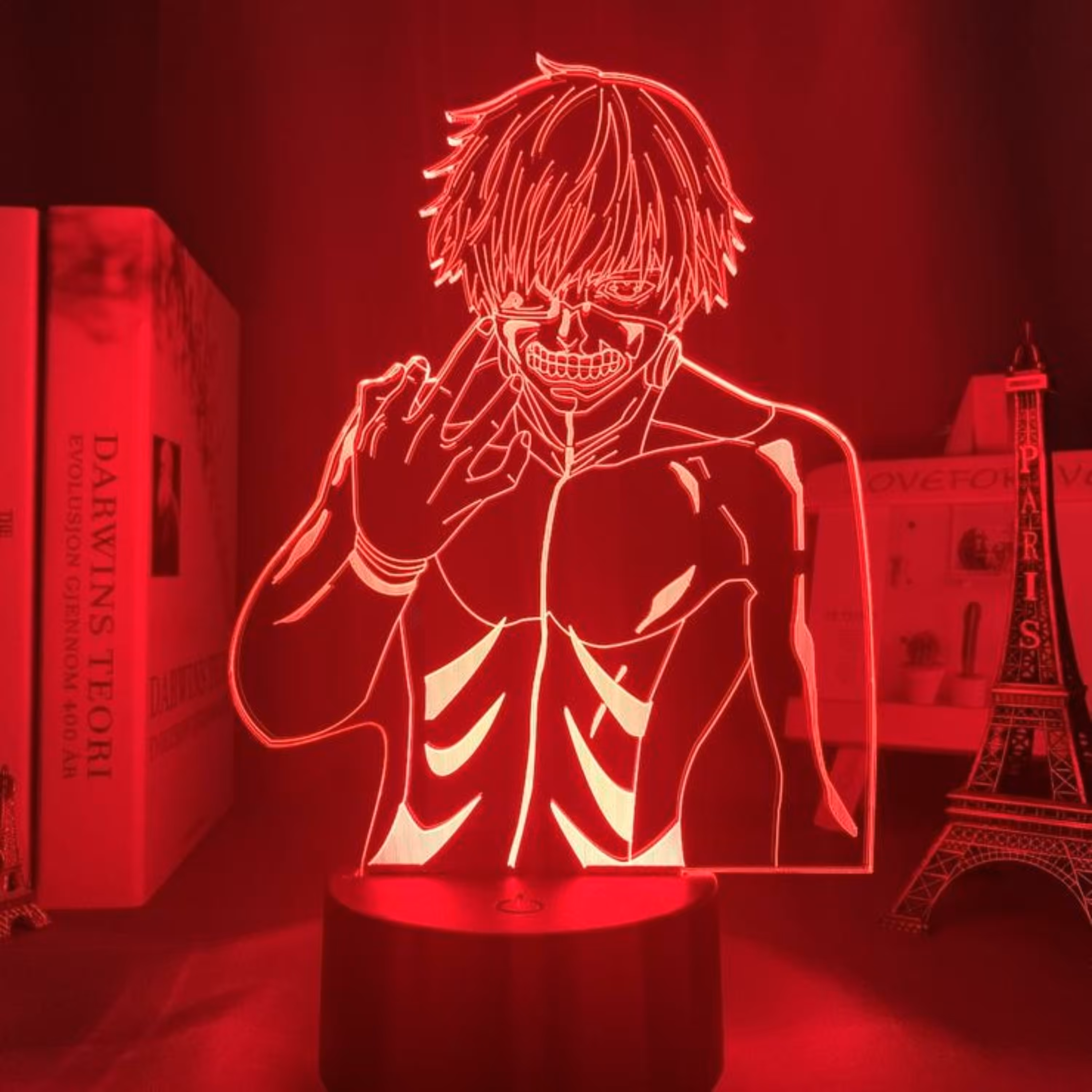 چراغ خواب طرح انیمه توکیو غول رنگ سفید